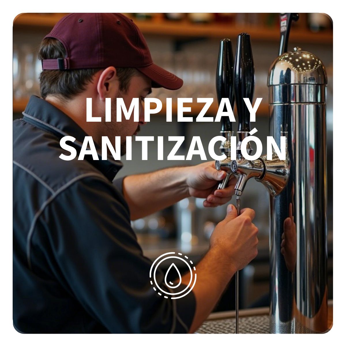 limpieza y sanitización de líneas